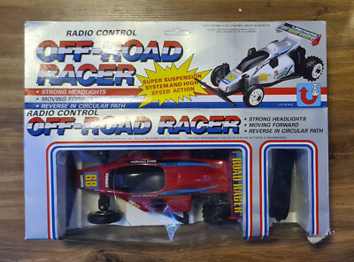 Vintage 90s OFF ROAD RACER buggy Remote Control RC 1:15 UNTESTED