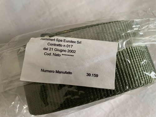 cinta tattica militare verde esercito EI AM MM - Foto 2 di 2