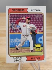 Alexis Diaz 2023 Topps Heritage #55 Cincinnati Reds Rookie Cup 