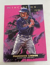 Francisco Lindor 2021 Topps Inception Pink Magenta #15/99 Indians Mets