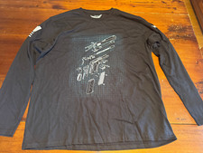 Defend The 2nd-Long Sleeve Shirt XL Black Made In USA We The People Holsters-NEW