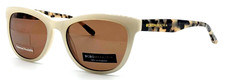 NEW BCBG MAXAZRIA APPEAL BEIGE TORTOISE BROWN AUTHENTIC SUNGLASSES 52-17-135 MM