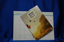 2022 Month Planner Hot Air Balloons  7 x 9 1/2  Large Planner Next Day Shipping 
