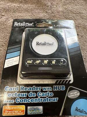 Combo All in One USB Memory Card Reader and 3 Port USB Hub
