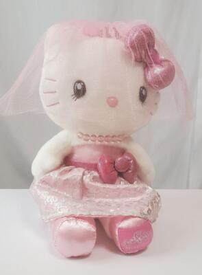 USJ Hello Kitty Plush 13.0” Wedding Veil Tiara Universal Studios