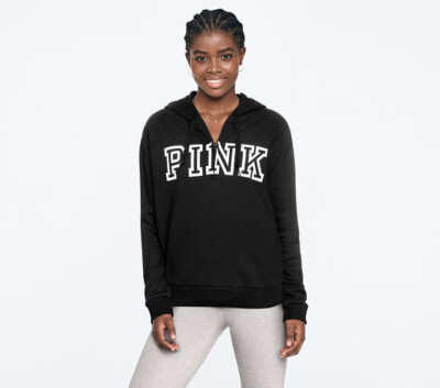 Victoria's Secret ベロアパーカー 黒 61eITfciudL.jpg