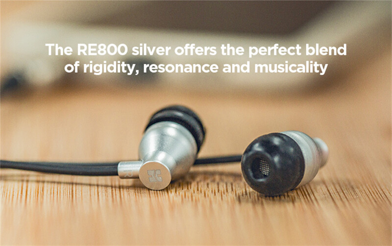 HIFIMAN RE800 In Ear Earphones Silver HiFi Topology Diaphragm