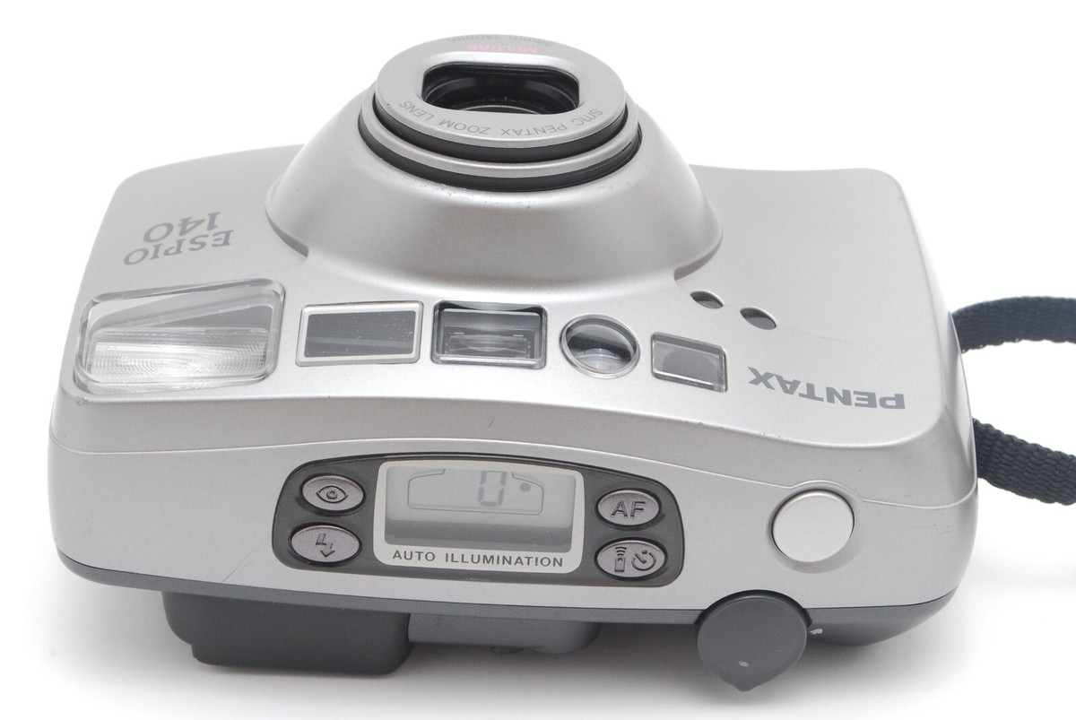 NEAR MINT++ w/Box] Pentax Espio 140 Point & Shoot 35mm Film