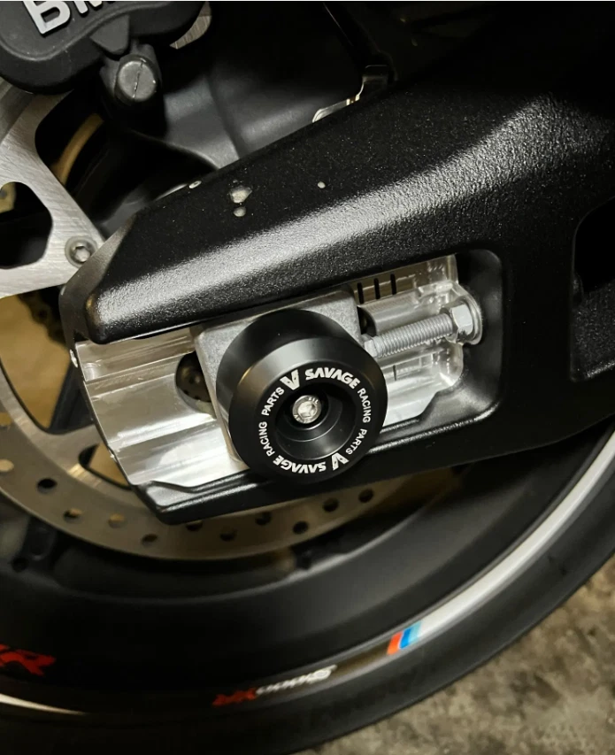 Protector antichoques deslizante del eje del husillo de la rueda trasera para BMW F850GS/Adventure F750GS Foto 3 de 4