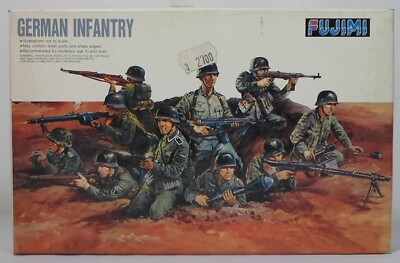 FUJIMI JAPAN VTG 1/76 WA-25 GERMAN INFANTRY TOY SOLDIERS MODEL KIT