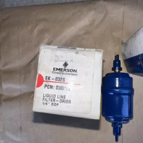 EMERSON 060012 1/4" ODF EK032S-SERIES LIQUID LINE FILTER-DRIER, MWP 680PSIG (FR)