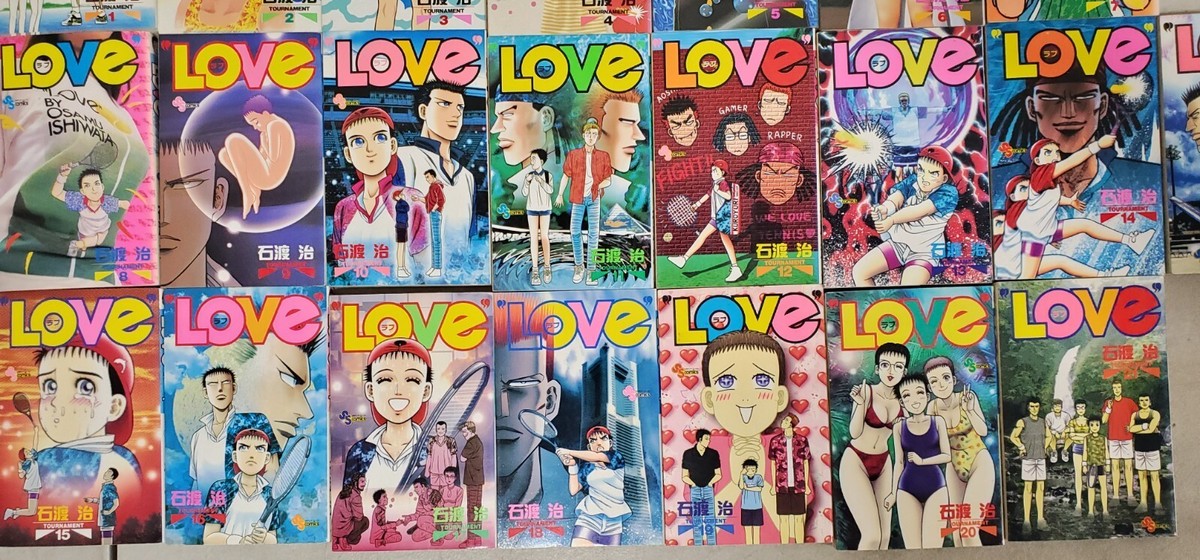 Osamu Ishiwata Love ラブ Rabu Japanese Manga PB Books Vol. 1-22 Comics 1994-1998 Osamu Ishiwata Love ラブ Rabu Japanese Manga PB Books Vol. 1-22 Comics 1994-1998