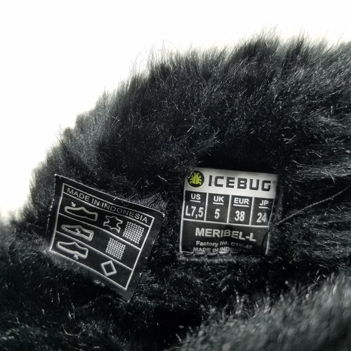 Icebug Mujer’s Meribel Botas de Nieve Invierno Impermeables Piel Sintética Forradas Negras talla 7.5 - Imagen 10 de 10