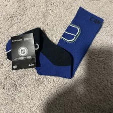 Vancouver Canucks NHL Men  s Large 9-13 Blue Socks