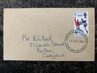 United Kingdom 1966 - World Cup Football letter FDC with stamp Carlisle, Cumberl