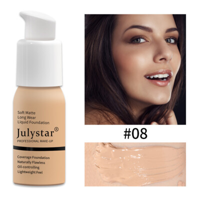 Multi-Use Foundation Makeup Full Coverage Liquid Base Brighten LongLasting Shade