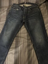 hollister jeans men slim straight