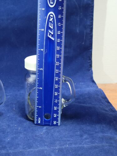 Vintage Golden Harvest Glass Mason Jar Salt & Pepper Shakers - Picture 4 of 10