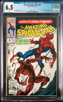 アメコミ Amazing spider man 361 CGC Carnage The Amazing Spider-man Issue 361 Comic Book Poster Carnage - Etsy 洋書
