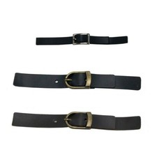 2 X Leder Schnalle Knopf Gurtband Metallisch Knebel Nähen Zubehör