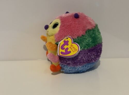 TY Beanie Ballz Gumsrop Caterpillar 4" Plush - Picture 4 of 6