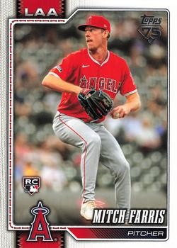 Mitch Farris 2026 Topps #609 Los Angeles Angels RC