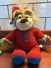 VTG 1997 Tyco Bedtime Bubba Talking Plush Sleeptime Bear With Flashlight -Tested