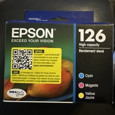 Epson High-Capacity Ink Cartridge 3 Pieces - Cyan/Magenta/Yellow Best By 06/2026