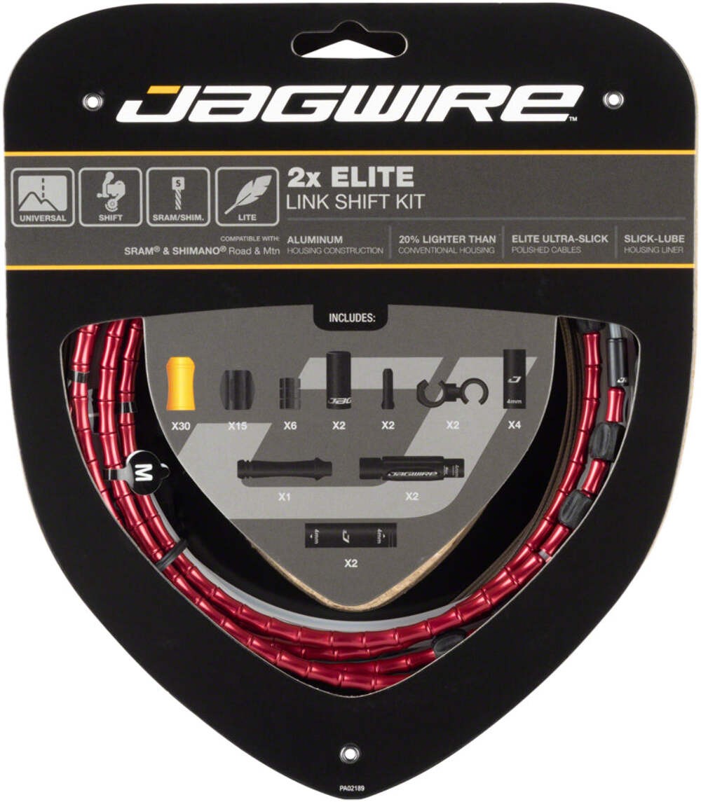 Jagwire 2x Elite Link Shift Cable Kit 20490₽