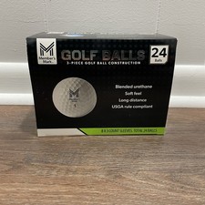 Members Mark Golf Balls 24 Pack 2 Dozen 3 Pc Golf Ball Construction