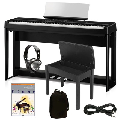 Kawai ES920 Portable Digital Piano - Black COMPLETE HOME BUNDLE