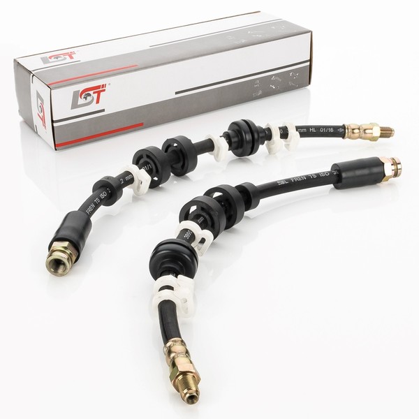 2X Bremsschlauch Bremsleitung FÜR Lancia Y 840A 380Mm Vorne-image