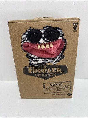 Spin Master Fuggler Grin Grin Zebra, Black & White, 9 Inch - New Sealed