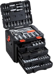 297-Piece Ensemble d'outils de mécanique pour la réparation automobile et l'amélioration de la maison