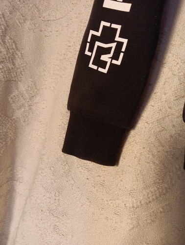RAMMSTEIN HOODIE SMALL 1994 SWEATSHIRT REISE REISE GERMANY OFFICIAL RARE 2-sided - Afbeelding 6 van 17