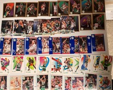 5 different Boston Celtics vintage team sets. Multiple Larry Bird cards.