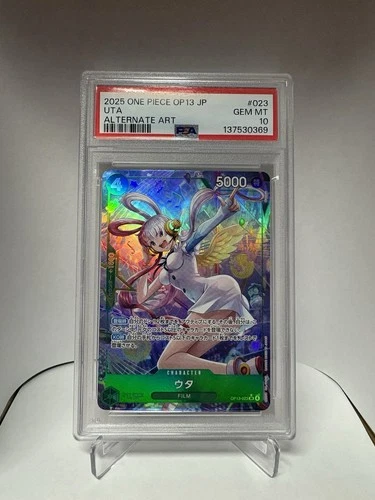 One Piece 2025 Carrying On His Will Uta Japanese Edition #OP13-023 PSA 10