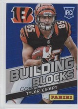 2013 Panini Monster Box Prizm Building Blocks Blue Prizm Tyler Eifert #24 6f5