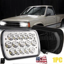 130W 7x6" 5x7 LED Headlight Halo Bulb For Mazda Pickup B2000 B2200 B2600 1986-93