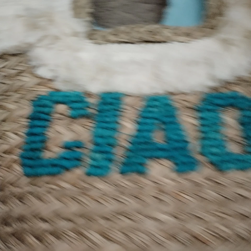 New Beach Tote Nordstrom Rack Fringe Boho Lined Grass Woven Wicker Straw Large - Image 2 of 4