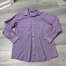Chaps Men's Essentials/ Wrinkle Free Regular-Fit  Shirt Sz 15- 15.5 Medium