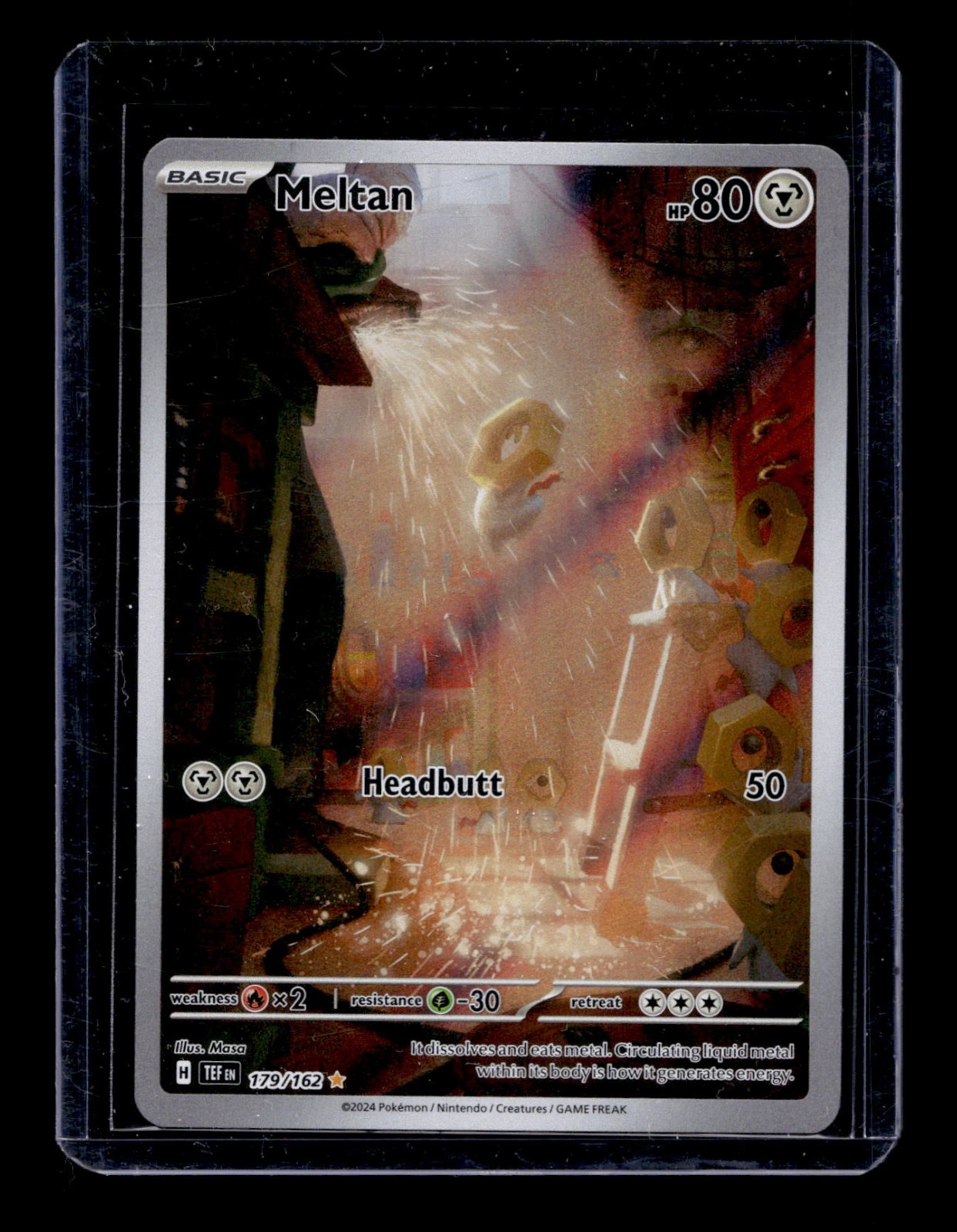 Pokemon Meltan 179/162 Sv05: Temporal Forces Holo