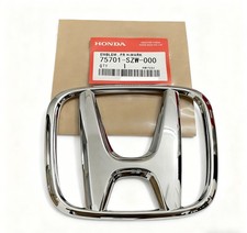 Front Grill Emblem Silver Fit For Honda Crv 2012-21 Accord 2018-21 75700-szw-000