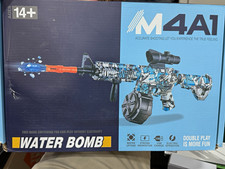 M4A1 Gel Blaster Gun Rifle w/ Magazine Scope Battery-Powered - 5 year and up
