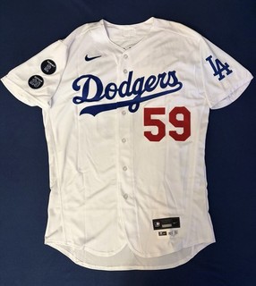 Dodgers Team Issued Game Unused Jersey TOMMY SUTTON Patch Kickham Giants Red Sox