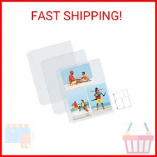 Better Office Products Photo Album Refill Sheets, 4 x 6 Inch Mixed Format, Heavy