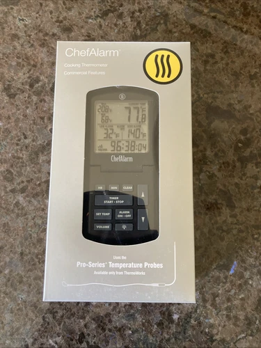 NEW & SEALED! ThermoWorks Pro-Series Chef Alarm Cooking Thermometer TX-1100-BK