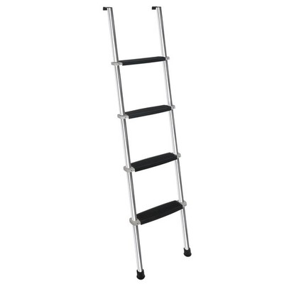 57'' RV Bunk Ladder, 4 Wide Step Aluminum Camper Bunk Bed Ladder with Anti-Sli...