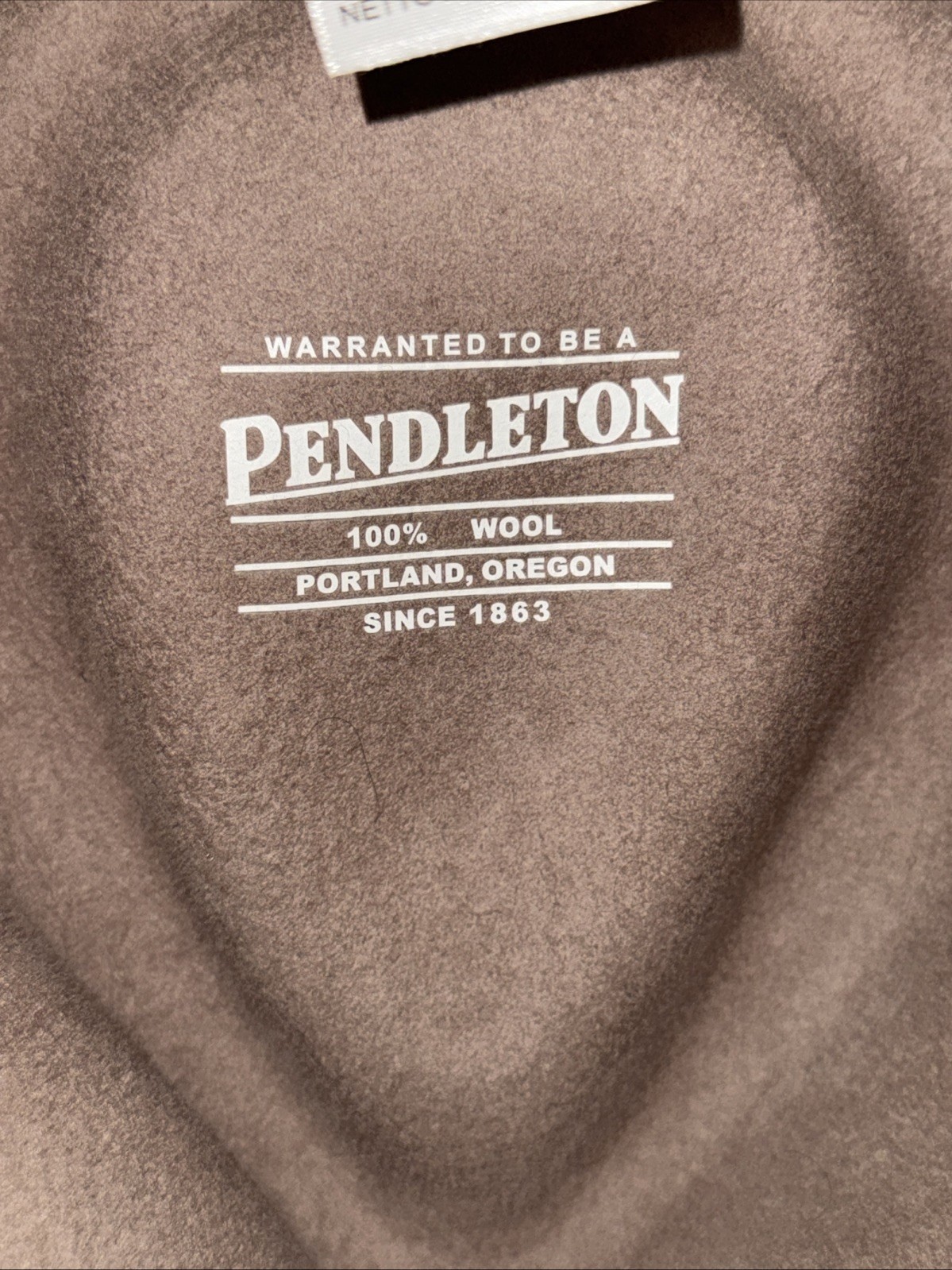 Pendleton Outback 100% Wool Fedora Hat Mens M Lea… - image 8