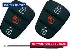 Replacement Flip Folding Smart Keyless Entry Remote Control Key Fob Rubber Butto